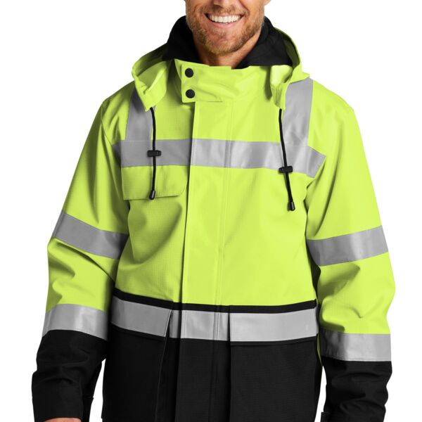 CornerStone Ansi 107 Class 3 Waterproof Ripstop 3 In 1 Parka CSJ502 Ansi 107 Class 3 Waterproof Ripstop 3 In 1 Parka Thumbnail