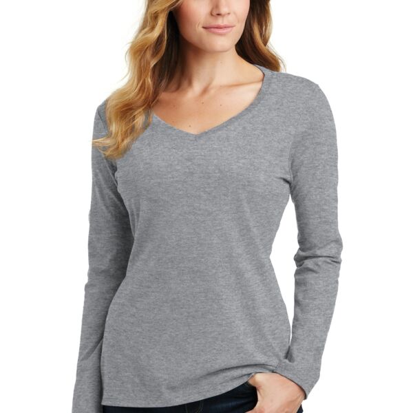 Women's Long Sleeve Fan Favorite V Neck T-Shirt Thumbnail