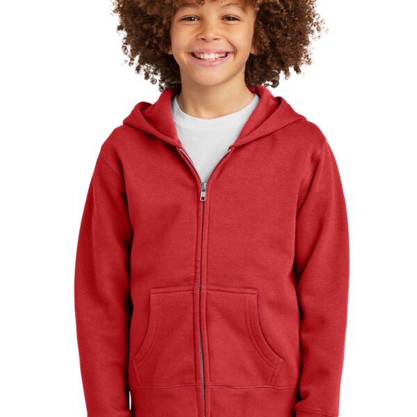District Youth V.I.T. Fleece Full Zip Hoodie DT6102Y Youth V.I.T. Fleece Full Zip Hoodie Thumbnail